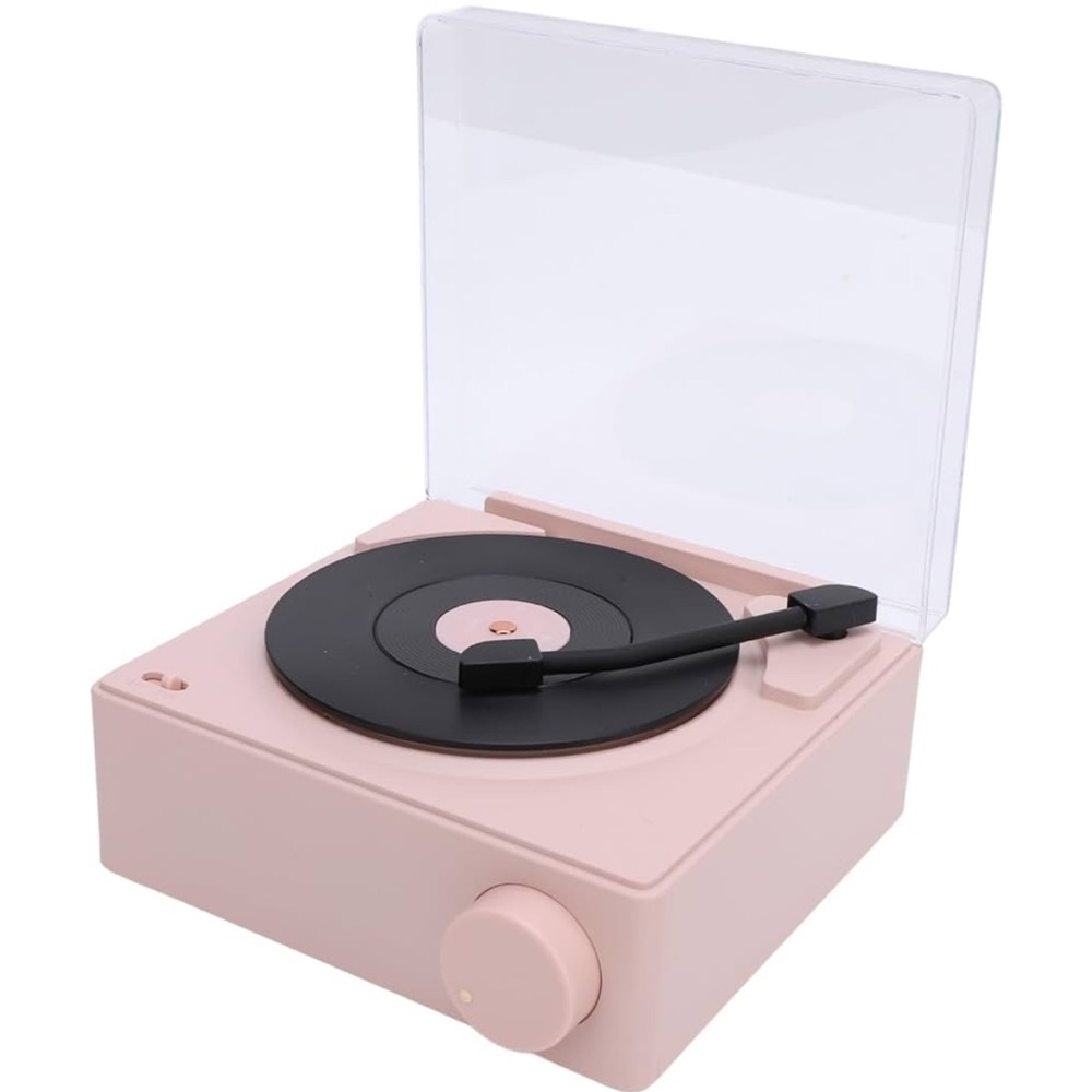 Retro Turntable Alarm Clock ⏰🩷